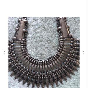 Necklace silver tone Boho style